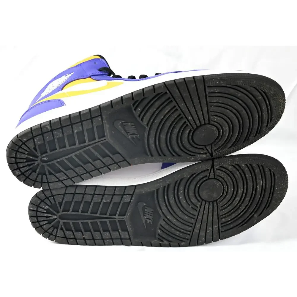 Air Jordan 1 Mid Lakers/LSU! Men's 15 DQ8426-517 W/Box